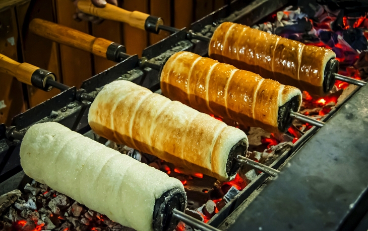 Trdelnik - traditionelles Hefegebäck