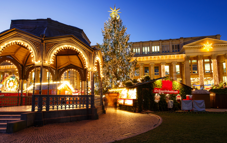 Weihnachtsmarkt in Stuttgart, Deutschland