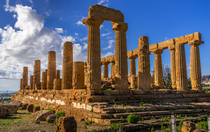 Valle dei Templi in Agrigent auf Sizilien