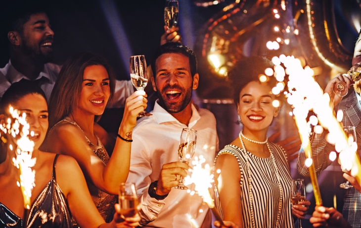 Feiern mit den engsten Leuten