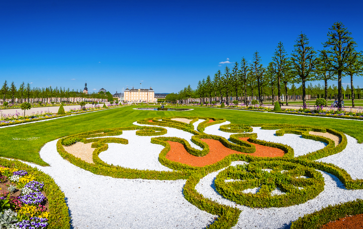 Schlosspark von Schloss Schwetzingen in Baden-Württemberg, Deutschland