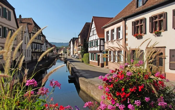 Wissembourg, Lauterpromenade, Elsass