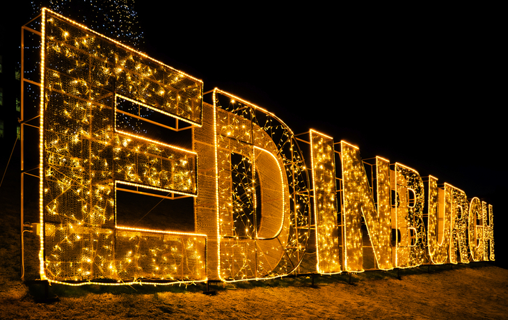 Edinburgh zur Weihnachtszeit
