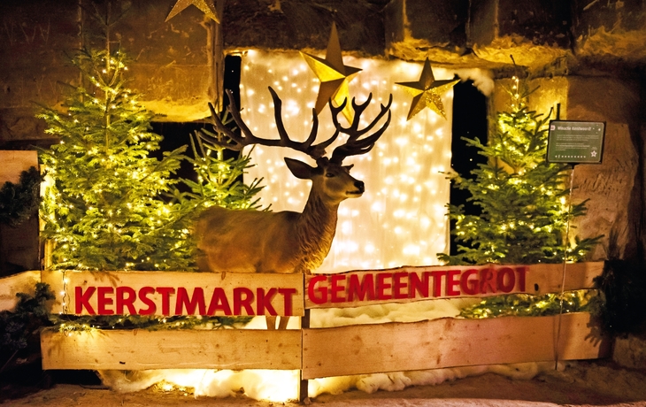 Weihnachtsstadt Valkenburg in den Niederlanden