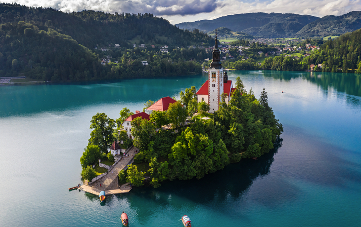 Blejski Otok im Bleder See, Slowenien