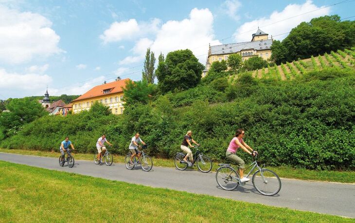 Main-Radweg bei Schloss Mainberg