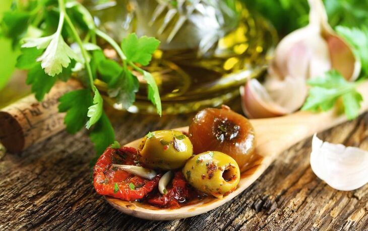 Leckere Antipasti - Mittelmeerküche