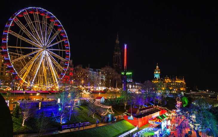 Edinburgh zur Weihnachtszeit