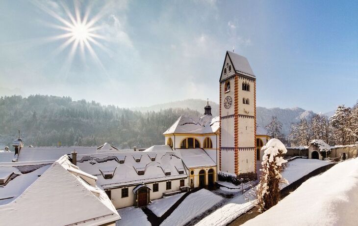 winterliches Füssen im Allgäu