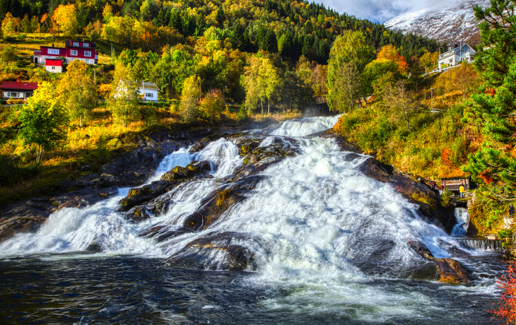 Wasserfälle in Hellesylt
