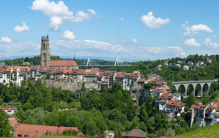 Freiburg im Üechtland in der Schweiz