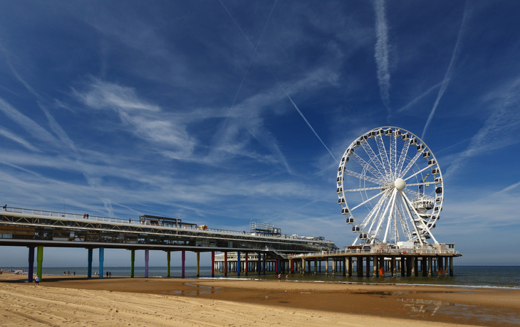 Am Strand von Scheveningen,