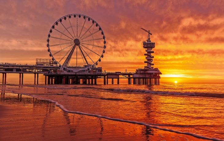 Scheveningen bei Sonnenaufgang