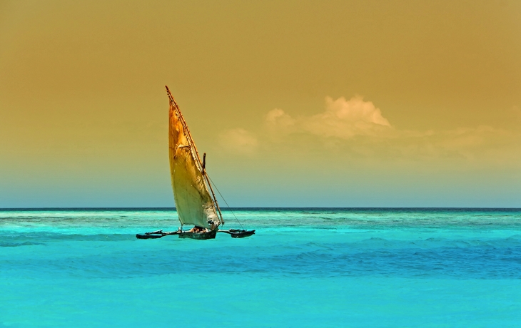 vor der Insel Sansibar