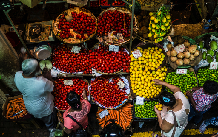 Markt in Port Louis, Mauritius