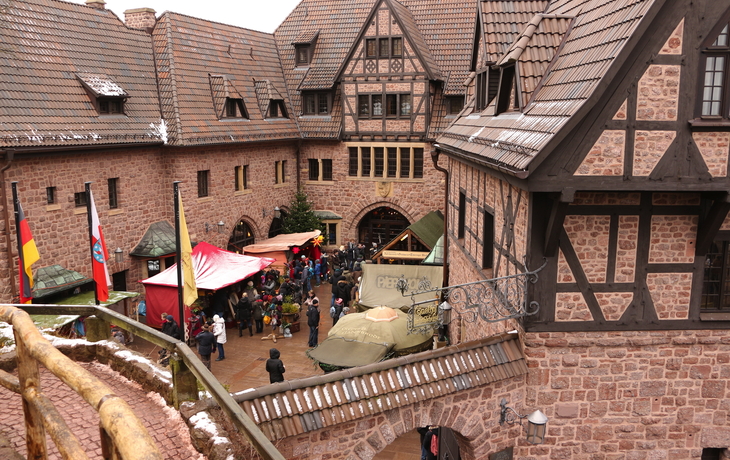 Weihnachtsmarkt auf der Wartburg