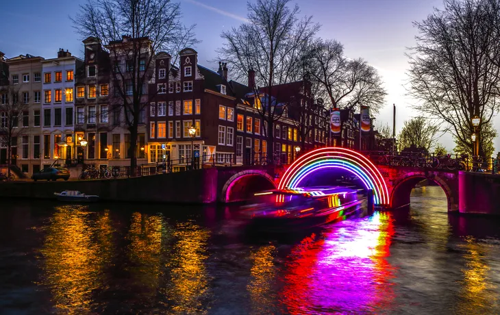 Lichtfestival in Amsterdam, Niederlande
