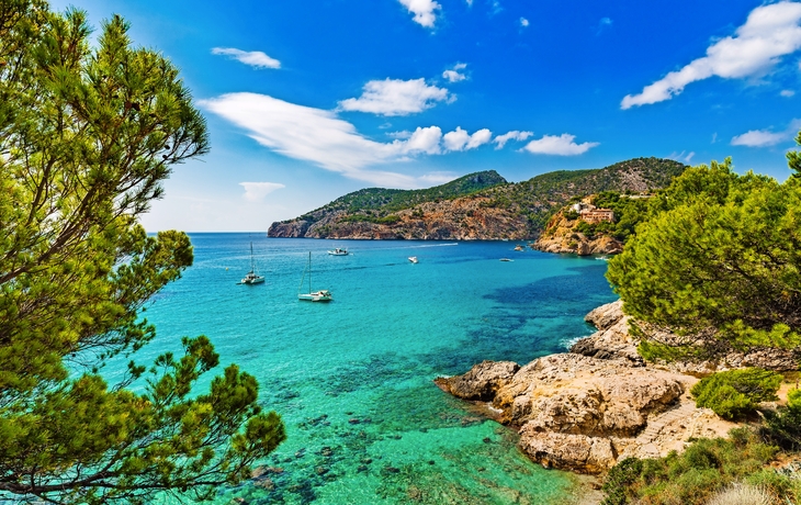 paradiesischer Strand auf Mallorca, Spanien