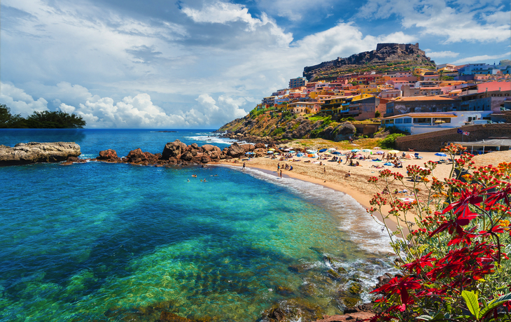 Castelsardo in der Provinz Sassari auf Sardinien, Italien