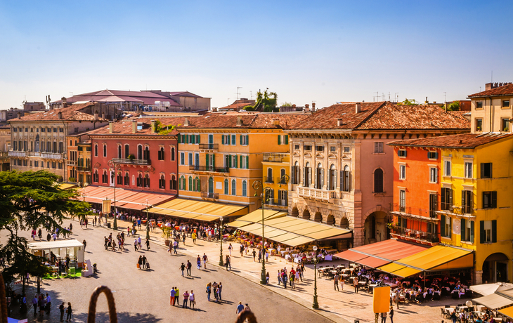 Marktplatz in Verona