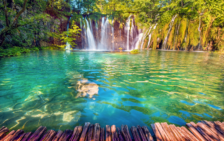 Nationalpark Plitvicer Seen in Dalmatien, Kroatien
