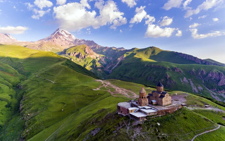 Gergetier Dreifaltigkeitskirche in Georgien