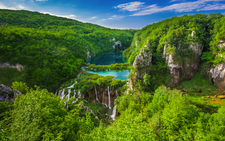 Nationalpark Plitvicer Seen in Dalmatien, Kroatien