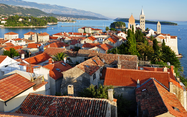 Altstadt von Rab auf der Insel Rab, Kroatien