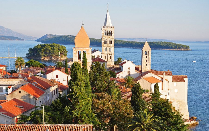 Rab auf der Insel Rab in der Kvarner Bucht