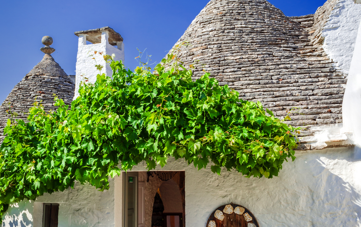 Alberobello in Apulien, Italien