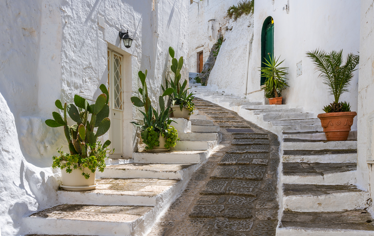 Gassen der weißen Stadt Ostuni