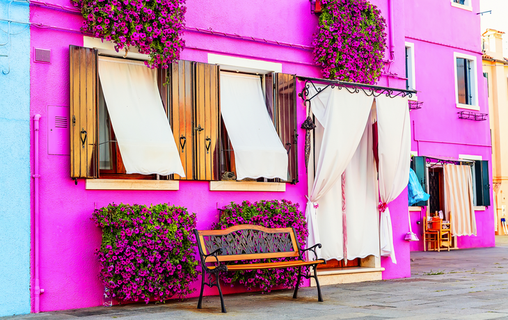 Burano in Venetien, Italien