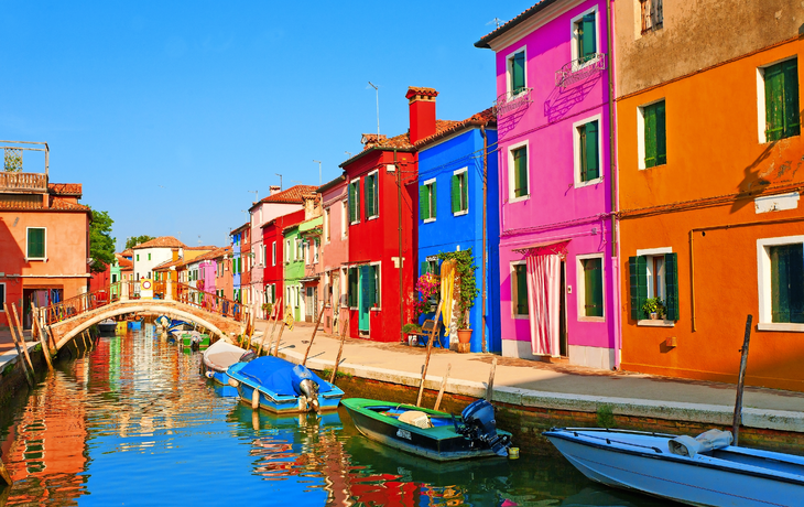 Burano in Venetien, Italien