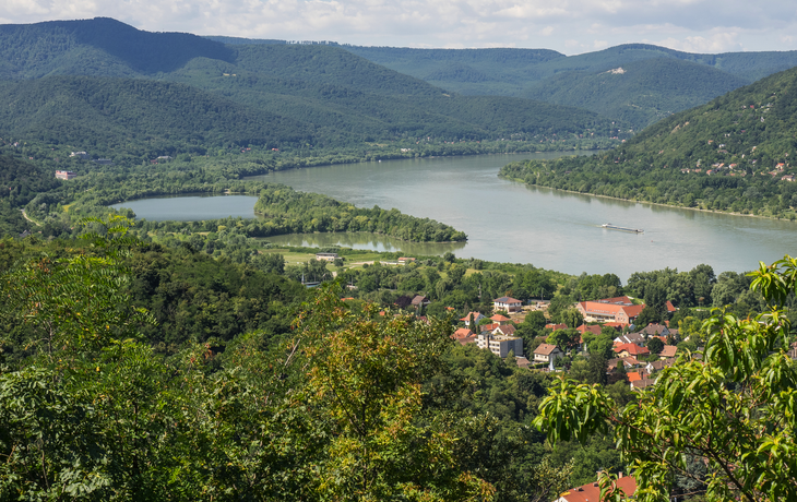 Esztergom und das Donauknie
