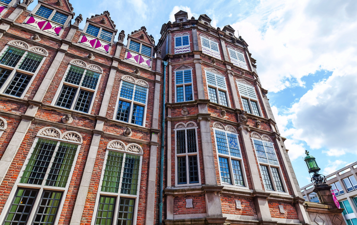 Fassade des Teufelshauses in Arnheim, Niederlande