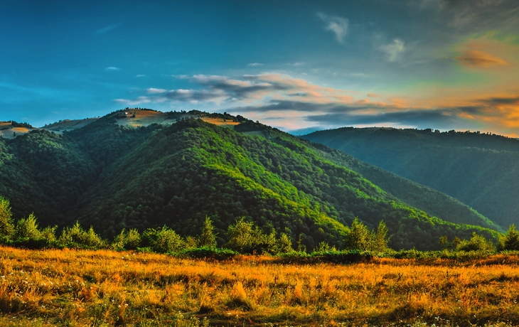 Karpaten nahe Sibiu in Rumänien