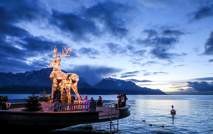 Weihnachtsmarkt in Montreux