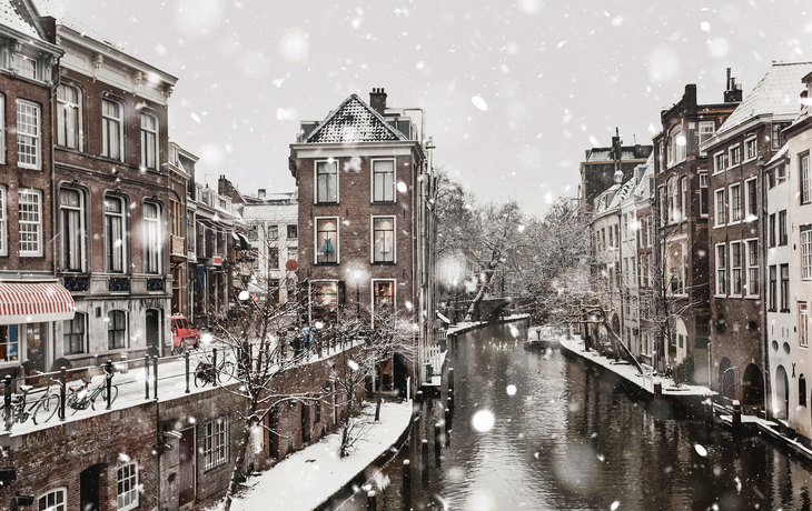 Utrecht im Schneefall