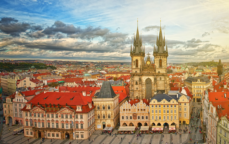 Blick auf die Altstadt von Prag