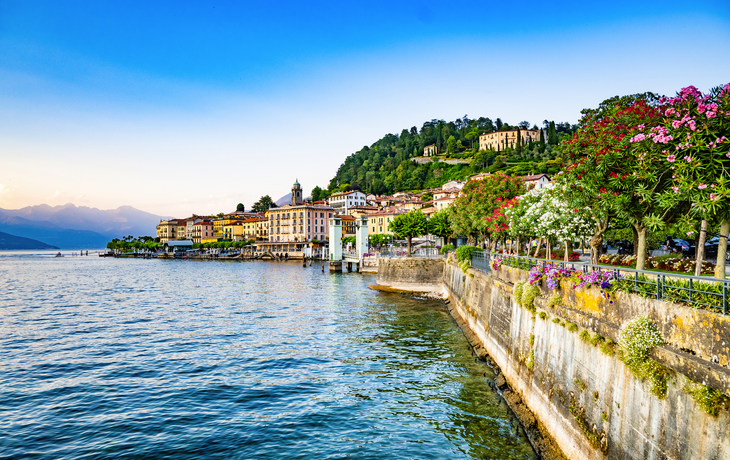 Blick auf Bellagio am Comer See
