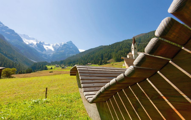 Blick auf Trafoi bei Stilfs im Vinschgau
