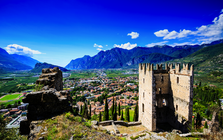 Arco am Gardasee in der Region Trentino, Italien 