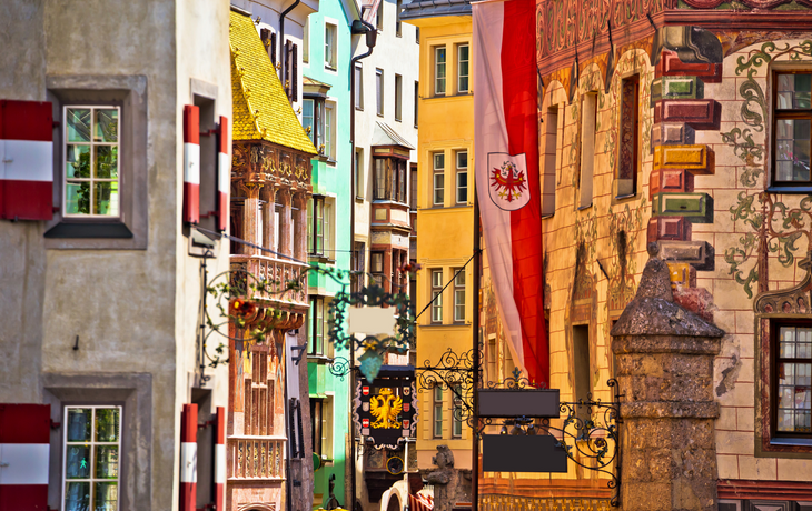 Altstadt von Innsbruck in Tirol, Österreich