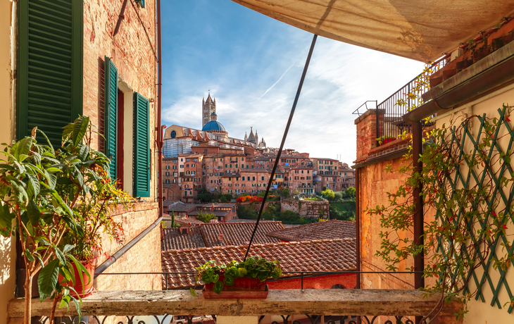 Siena in der Toskana, Italien