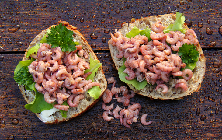 Büsumer Krabbenbrötchen