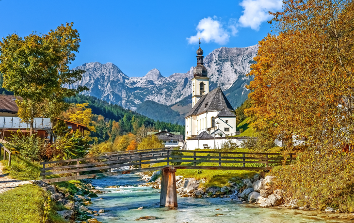 Kirche St. Sebastian in Ramsau, Deutschland