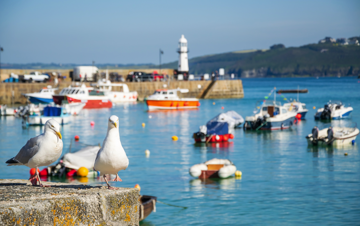 Hafen der wunderschönen Küstenstadt St. Ives