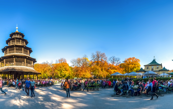 Englischer Garten in München, Deutschland