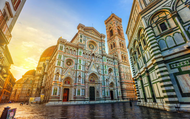 Kathedrale von Florenz auf der Piazza del Duomo