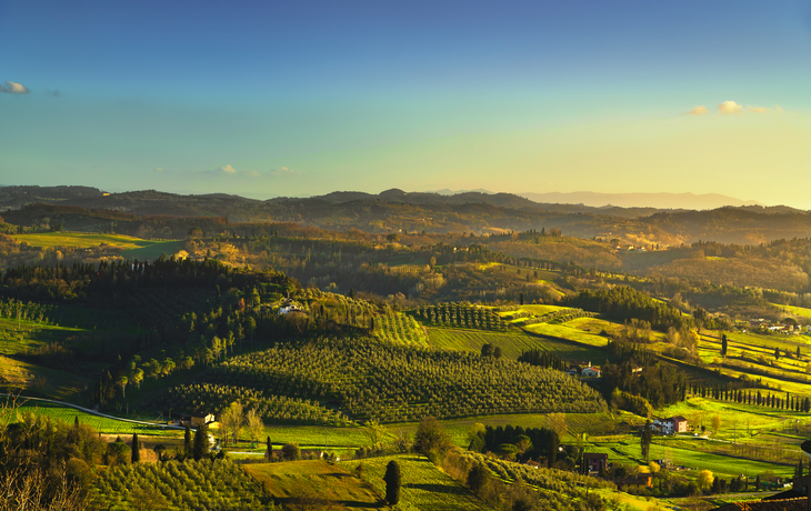 San Miniato in der Toskana, Italien